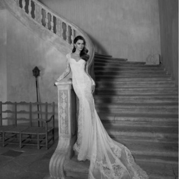 Tarik Ediz | Dresses | Tarik Ediz White Wedding Dress G166 Mermaid Long ...